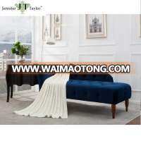 Blue Fabric Classic Chaise Lounge on Sale